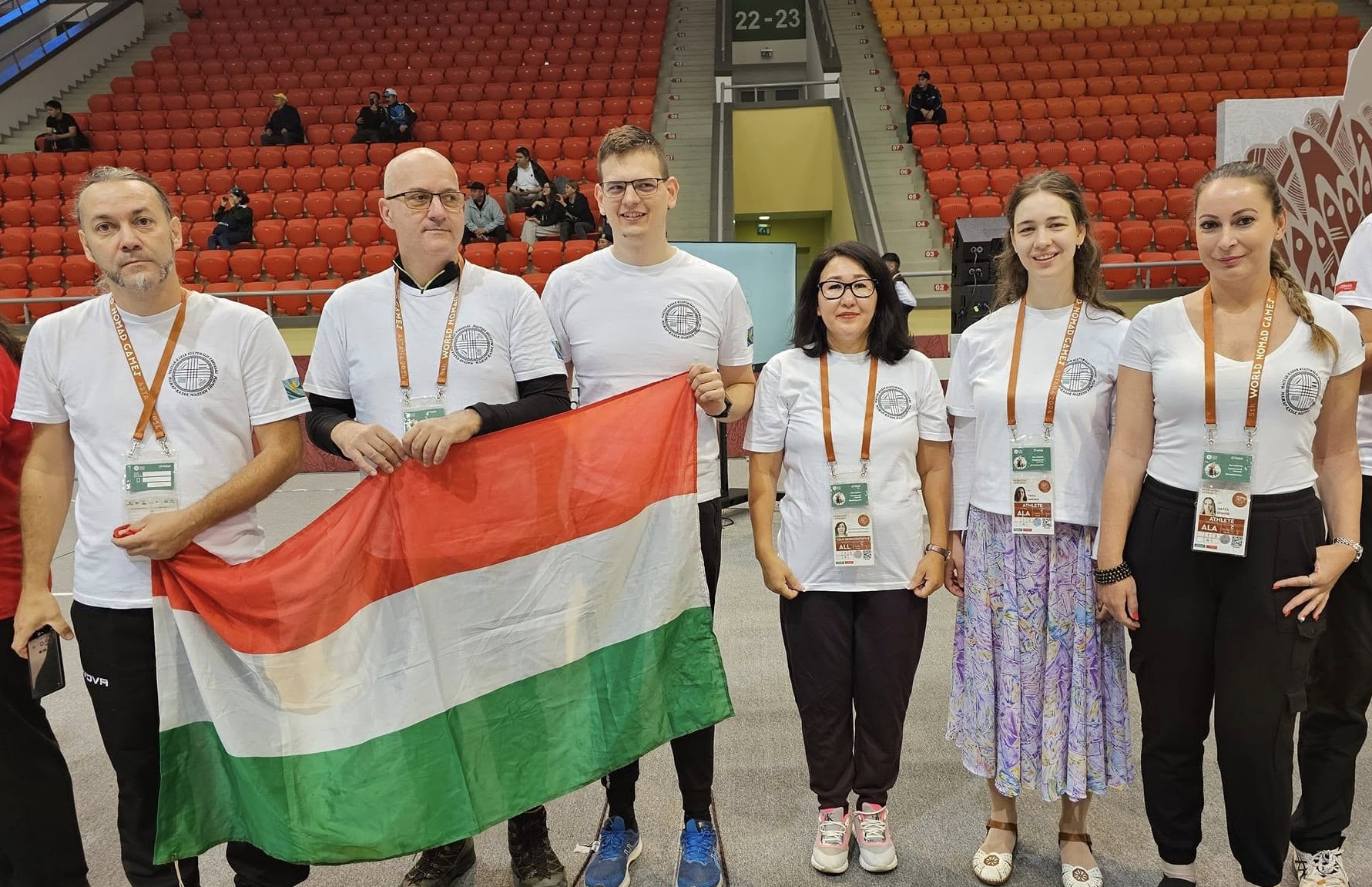 Hungarian-Kazakh Ethnosport Association group photo